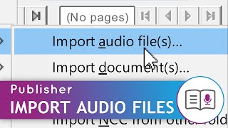 Learn Dolphin Publisher: importing audio files