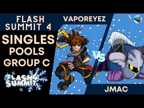 SC VaporeyeZ (Sora) vs SC Jmac (Meta Knight) - SSF2 Pool C - Flash Summit 4
