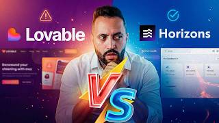 Lovable x Horizons: comparação real criando o mesmo sistema