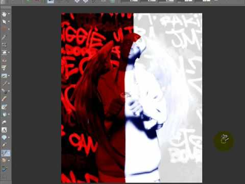 Juelz Santana Angel Vs Demon Design With Paint Shop Pro X2