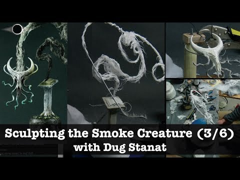 Time Lapse of Sculpting of the Smoke Creature with Dug Stanat (3/6)
