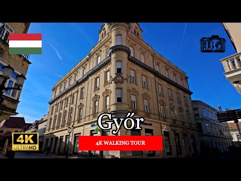 Győr 🇭🇺 Hungary 🇭🇺 Autumn Walking Tour 2025【4K 60FPS】