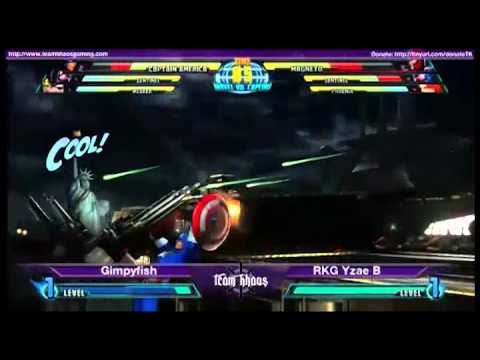 Tourneyplay March MvC3 Singles - Gimpyfish (CPT/SEN/WES) vs RKG Yzae B (MSP'11) Losers Top 8