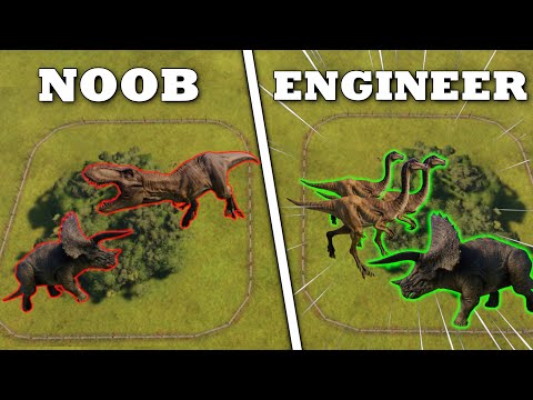 Engineering the PERFECT one-enclosure park in Jurassic World