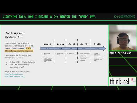 Lightning Talk: How I Became a C++ Mentor the "Hard" Way - Paulo Chiliguano - C++Online 2024
