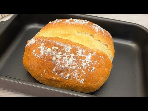 Ich kaufe kein Brot mehr! Das neue perfekte Rezept für schnelles Brot in 5 Minuten ohne Milch