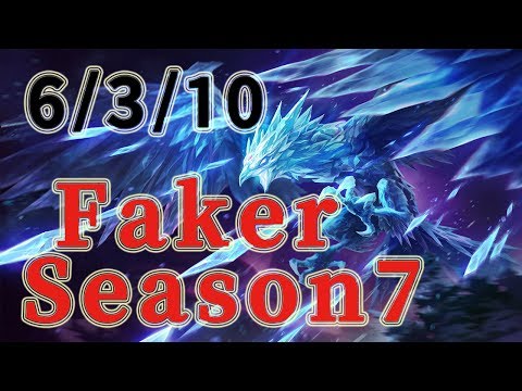 SKT T1 Faker Anivia MID vs Galio Patch 7.11