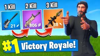 The GUN GAME *CHALLENGE* In Fortnite Battle Royale!