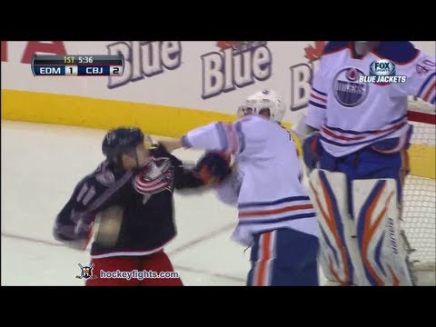 Jeff Petry vs Matt Calvert Mar 5, 2013