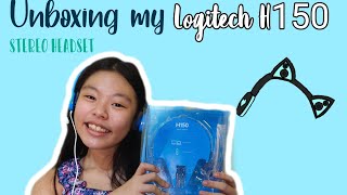 Unboxing || Reviewing My Logitech H150 Stereo Headset || Headset for Online Students