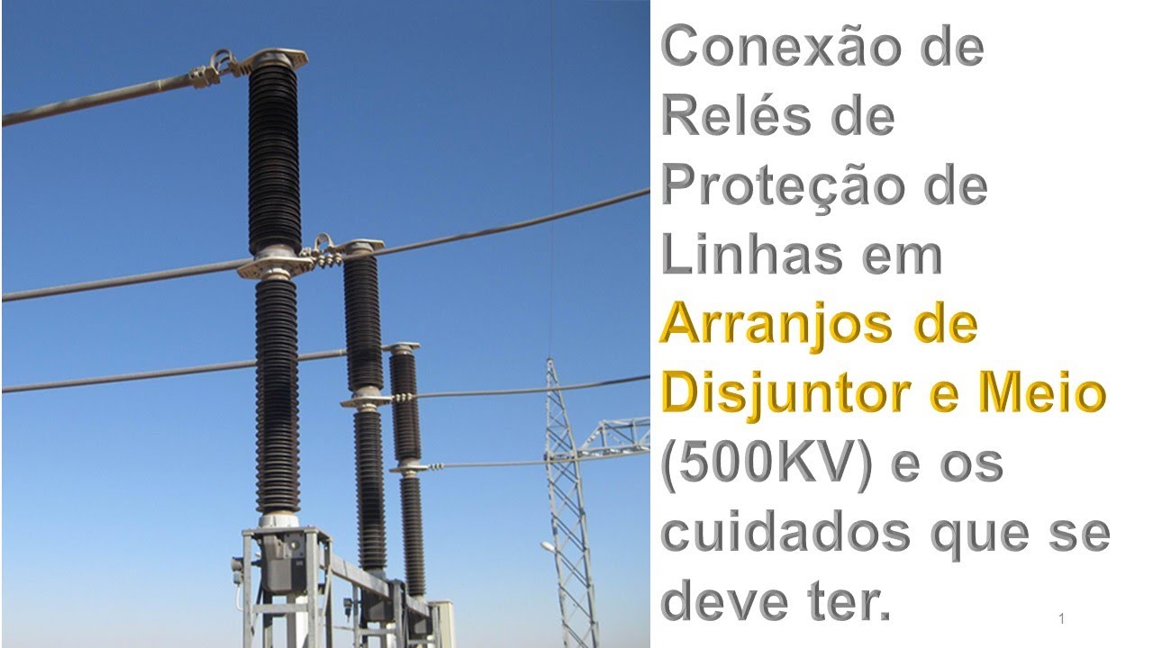 CONEXÃO DE RELÉS DE PROTEÇÃO EM ARRANJOS DE DISJUNTOR E MEIO