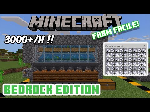 The Ultimate Bone Meal Farm for Bedrock || Minecraft ITA (Update in the comments)