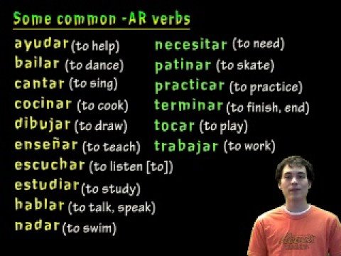 01021 Spanish Lesson - Present Tense - AR verbs: él/ella/usted