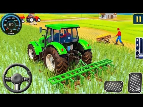 Modern Farm Tractor Driving Games - Farming Tractor Games 3D - Android Gameplay