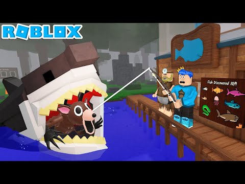 AKU DAN PAK UNAT BERHASIL PANCING IKAN HIU MEGALODON DENGAN PANCING LEVEL MAX UNTUK RUSA TERKUTUK!!