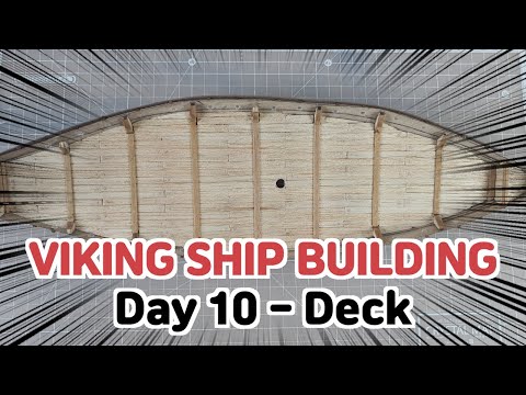 VIKING SHIP(Drakkar) 1:50 scale(AMATI). Day 10 - Deck
