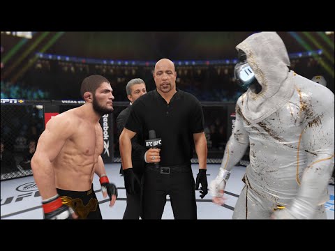 Khabib vs. Mystery Ninja - EA Sports UFC 4 - Eagle Fights 🦅