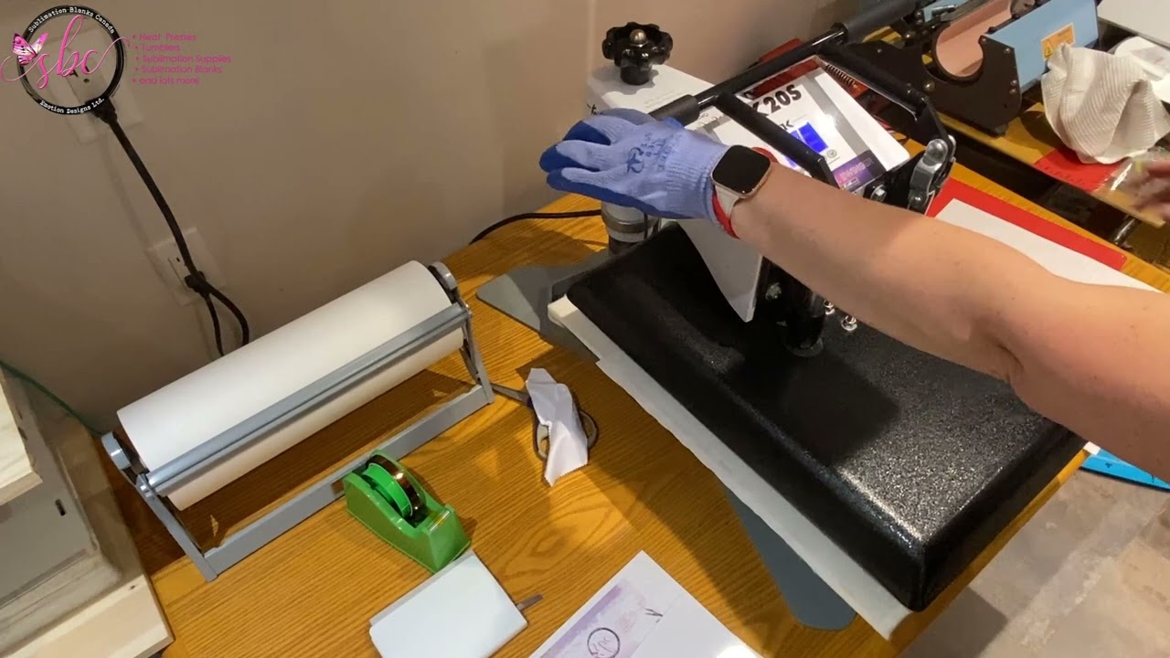 Sublimating a Whale Glass Cutting Board