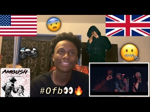 AMERICAN REACTS TO #OFB - AMBUSH (SJ,BANDOKAY, AND DOUBLE LZ) (UK DRILL)