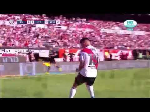 RIVER PLATE 2 - 0 CENTRAL CORDOBA 'FECHA 18' [GOLES] DECLARACION DE MARCELO GALLARDO