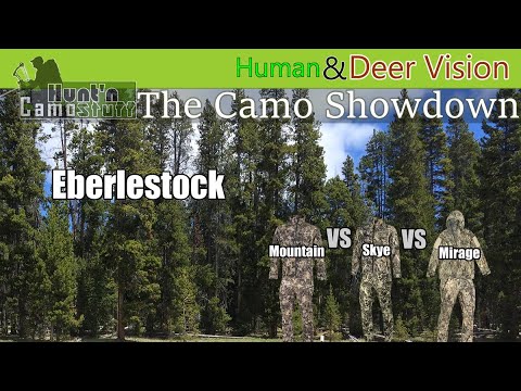 Eberlestock Mountain VS Skye VS Mirage in the Camo Showdown with Deer Vision (color correction)