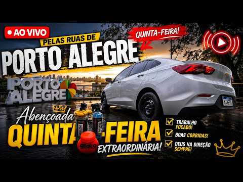 Ao vivo em Porto Alegre com o Maneta #Uber #99pop #irl #Brasil #motorista #monster