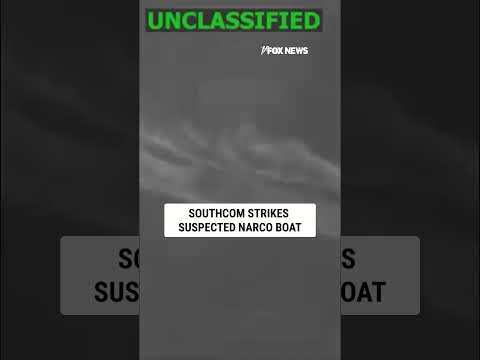 SOUTHCOM STRIKES suspected narco-trafficking vessel