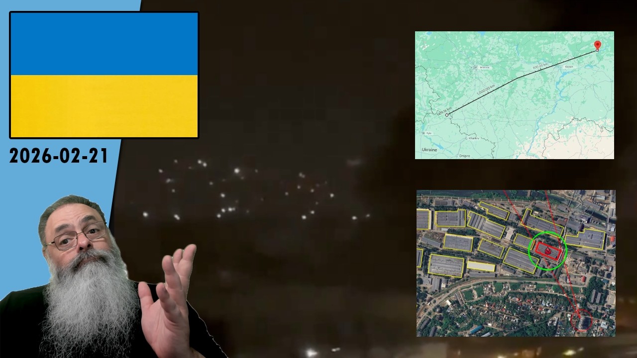 #Ucrânia 2026-02-21: MÍSSEIS FLAMINGO UCRANIANOS DESTROEM FÁBRICA de MÍSSEIS RUSSOS em UDMURTIA