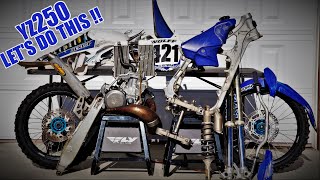YZ250 dirt bike build starts! - teardown