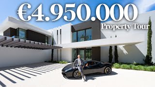 Inside a €4.950.000 Mountaintop Ultra Modern House in Marbella, Spain | Drumelia Property Tour