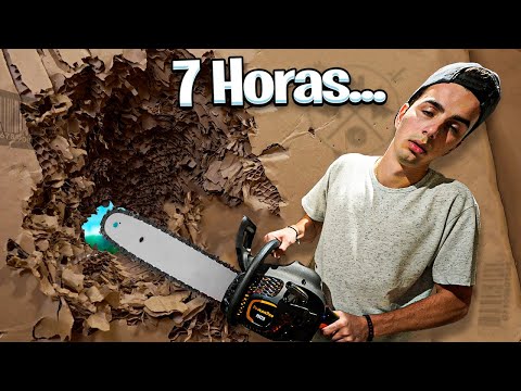 PRESO DENTRO DE 100 CAMADAS DE PAPELÃO *impossível fugir*