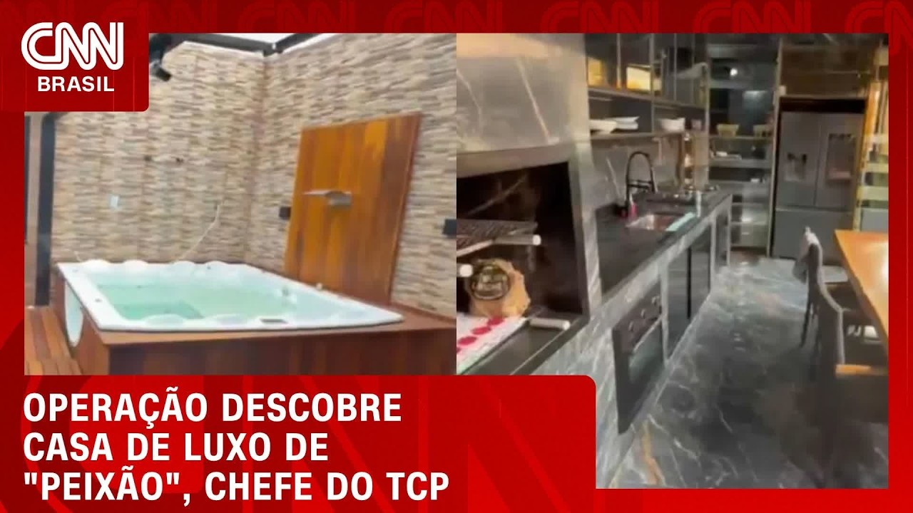 Operação no Complexo de Israel descobre casa de luxo de