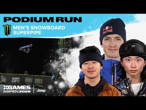 Monster Energy Men’s Snowboard SuperPipe: Top 3 Medal Runs | X Games Aspen 2026