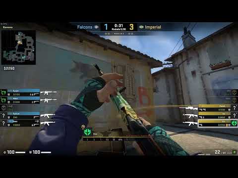 Pov csgo demo fnx (32/18) Imperial vs Falcons - Inferno (OMEN WGR European 27/03/2022)