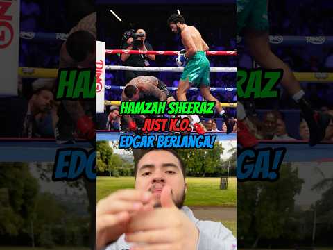 HAMZAH SHEERAZ HAD NO PROBLEM STOPPING EDGAR BERLANGA IN ROUND 5!#trending #youtubeshorts #youtube