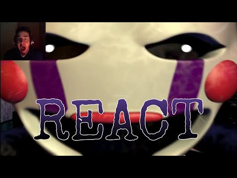 YOUTUBERS REACT TO THE MARIONETTE JUMPSCARE (Fnaf 2)
