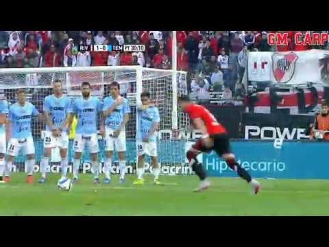 Gol de tiro libre de Ramiro Funes Mori River-Temperley HD