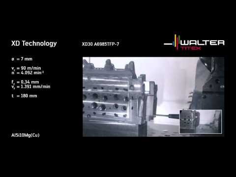 Milling / Fräsen PCD cylinderhead