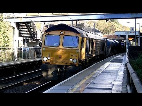 66745/66726 3S81 07:20 Broxbourne RHTT circular @ Stansted Mountfitchet 04/11/14