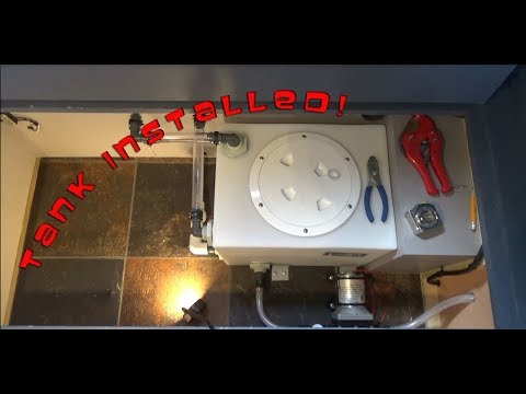 How To Build A DIY Travel Trailer - Part 63 (Freshwater Tank Install – Part 2)