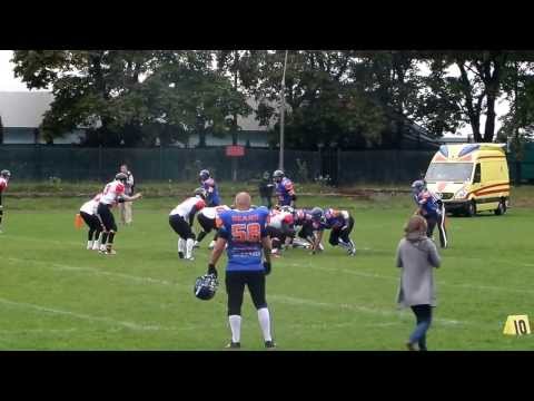 Crusaders Warszawa -Przemyśl Bears  INVESTO PLAYOFFS PLFA8 w Warszawie 21.09.2013r. - odc.2.