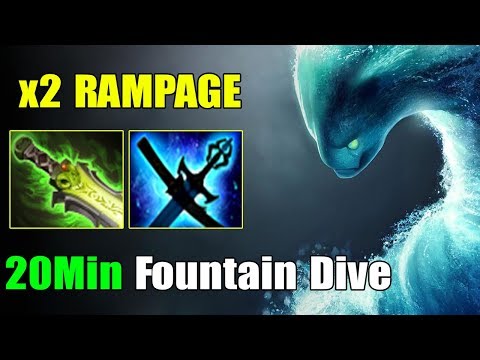 x2 Rampage Shotgun [Morphling] Mid Destroyed ALL Fountain Dive 20Min Call GG (FullGame Dota2 7.24)