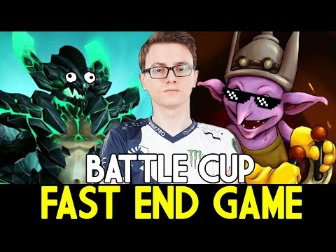 Miracle- [Outworld Devourer] & [Timbersaw] 2 Games Battle Cup Fast End 7.13 Dota2