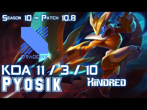 DRX Pyosik KINDRED vs TRUNDLE Jungle - Patch 10.8 KR Ranked