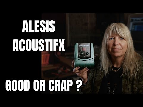 Alesis AcoustiFX Acoustic Guitar Multi-Effect Pedal 2000s Green image 9