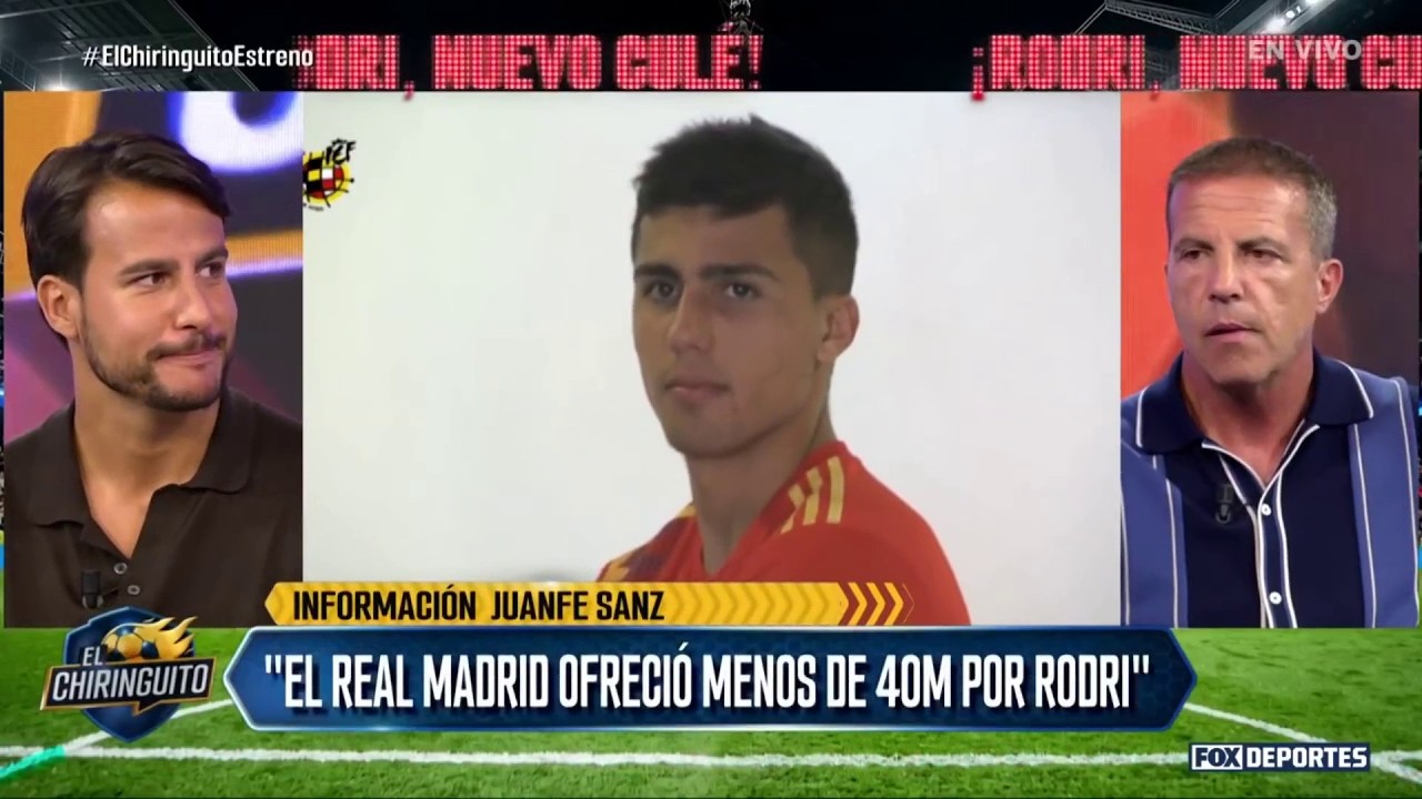 RODRI HERNÁNDEZ, ¿el mejor FICHAJE para el BARCELONA? ¿Qué hay del REAL MADRID? | El Chiringuito