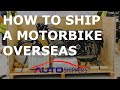 Motorbike Shipping - How It's Done (Crating an Ariel Square Four) | Autoshippers