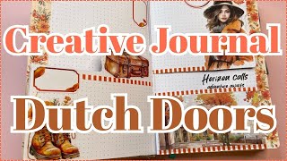 CREATIVE JOURNALING IN MY HAPPY PLANNER | MAKING DUTCH DOORS IN A FALL THEME