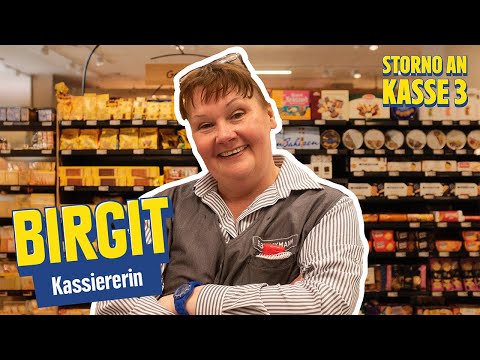 Ein Tag hinter den Kulissen mit Kassiererin Birgit bei EDEKA | Storno an Kasse 3