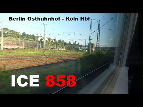 ICE 858 (ICE 2) Mitfahrt Berlin Ostbahnhof - Köln Hbf | über Hagen, Wuppertal